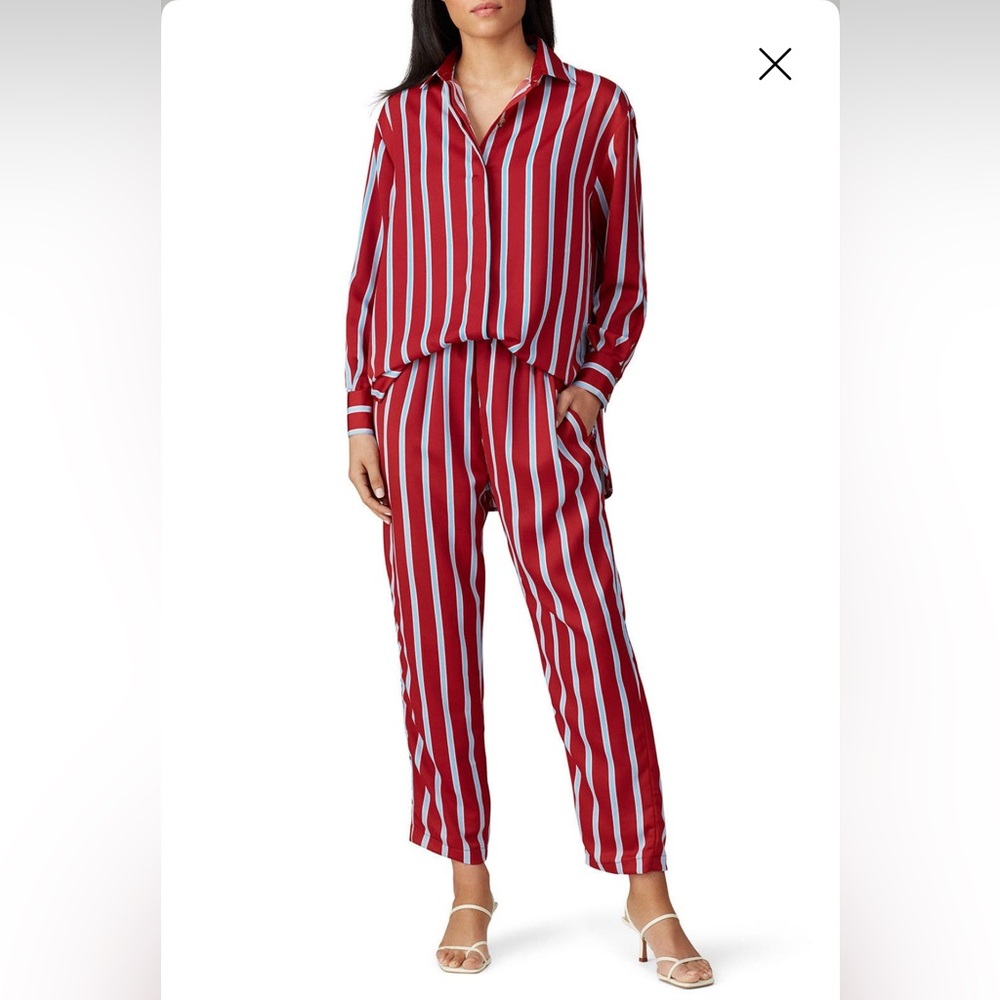 Striped Satin PANTS - Sweet Baby Jamie